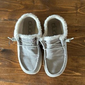 Hey Dudes Wendy Corduroy Fur Shoes